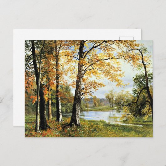 Bierstadt - een stil meer briefkaart (Voorkant / Achterkant)