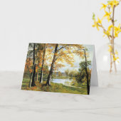 Bierstadt - Een stil meer, mooi schilderij, Kaart (Gele Bloem)