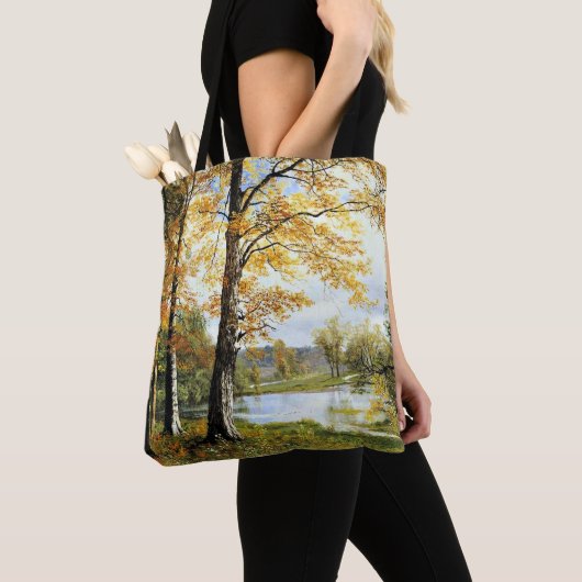 Bierstadt - een stil meer, tote bag (Dichtbij)