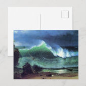 Bierstadt - Emerald Zee, fijn kunstschilderij, Briefkaart (Voorkant / Achterkant)