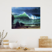 Bierstadt - Emerald Zee, fijn kunstschilderij, Poster (Keuken)