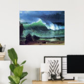 Bierstadt - Emerald Zee, fijn kunstschilderij, Poster (Thuiskantoor)