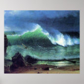 Bierstadt - Emerald Zee, fijn kunstschilderij, Poster (Voorkant)