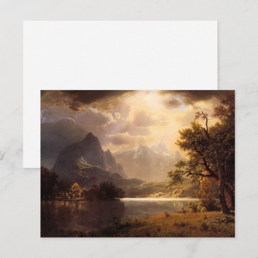 Bierstadt Estes Park Colorado Briefkaart (Voorkant / Achterkant)
