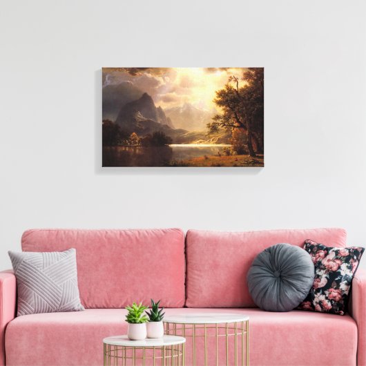 Bierstadt Estes Park Colorado Canvas Afdruk (Insitu (Woonkamer))