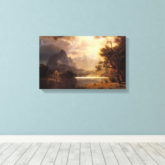 Bierstadt Estes Park Colorado Canvas Afdruk (Insitu (Houten vloer))