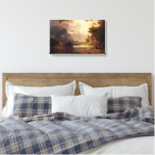 Bierstadt Estes Park Colorado Canvas Afdruk (Insitu (Slaapkamer))