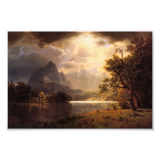 Bierstadt Estes Park Colorado Foto Afdruk (Voorkant)