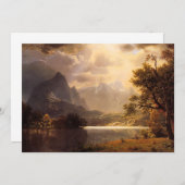 Bierstadt Estes Park Colorado Invitations Kaart (Voorkant / Achterkant)