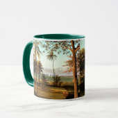 Bierstadt - Florida Scene, mooi kunstschilderij, Mok (Voorkant links)