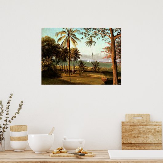 Bierstadt - Floridascène Poster (Keuken)