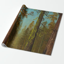 Bierstadt Giant Sequoia Forest Painting Cadeaupapier