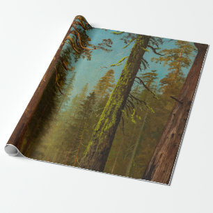 Bierstadt Giant Sequoia Forest Painting Cadeaupapier