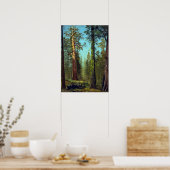 Bierstadt - Grizzly Giant Sequoia Mariposa Grove Poster (Keuken)