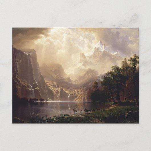 Bierstadt in het gebergte van Sierra Nevada Briefkaart (Voorkant)