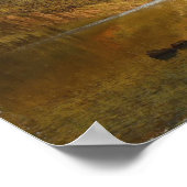 Bierstadt - Indiërs zeggen Gevist Poster (Hoek)