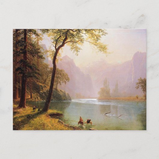 Bierstadt - Kern's River Valley, Californië Briefkaart (Voorkant)