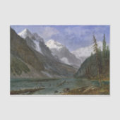 Bierstadt Lake Louise Painting Tissuepapier (Voorkant)