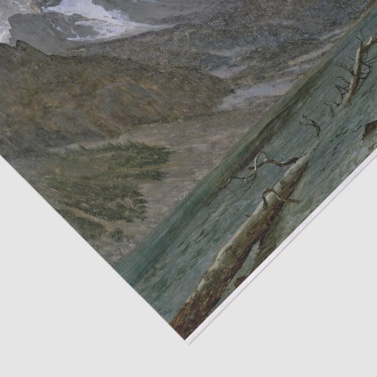Bierstadt Lake Louise Painting Tissuepapier (Detail)