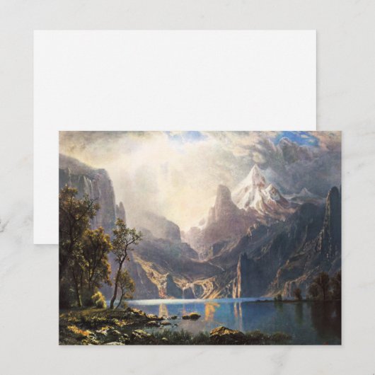 Bierstadt Lake Tahoe Briefkaart (Voorkant / Achterkant)