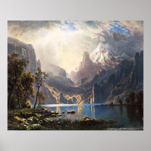 Bierstadt Lake Tahoe Poster (Voorkant)