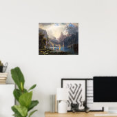 Bierstadt Lake Tahoe Poster (Thuiskantoor)