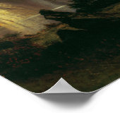 Bierstadt - Landschap Rocky Mountain Poster (Hoek)