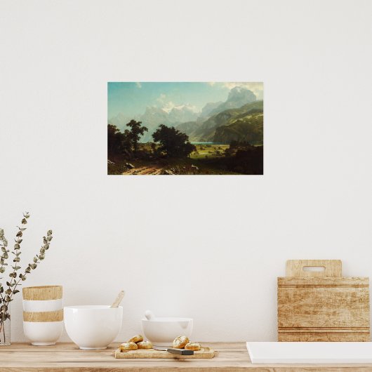 Bierstadt - Luzermeer Poster (Keuken)