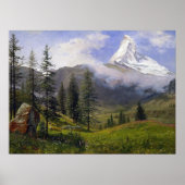 Bierstadt - Matterhorn Poster (Voorkant)