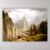 Bierstadt - Merced River, Yosemite Valley Poster (Voorkant)