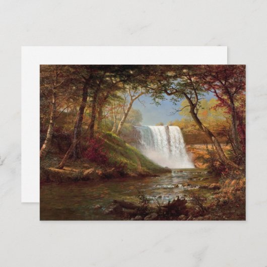 Bierstadt Minnehaha Herfsten schilderen Briefkaart (Voorkant / Achterkant)