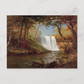Bierstadt Minnehaha Herfsten schilderen Briefkaart (Voorkant)
