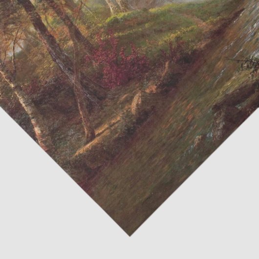 Bierstadt Minnehaha Herfsten schilderen Tissuepapier (Detail)