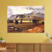 Bierstadt - Moat Mountain, New Hampshire Canvas Afdruk (Insitu (Woonkamer))
