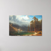 Bierstadt Monteer Corcoran Painting Canvas Afdruk (Voorkant)