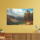Bierstadt Monteer Corcoran Painting Canvas Afdruk (Insitu (Woonkamer))