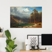 Bierstadt Monteer Corcoran Painting Poster (Thuiskantoor)