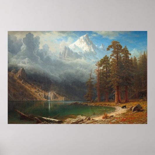 Bierstadt Monteer Corcoran Painting Poster (Voorkant)