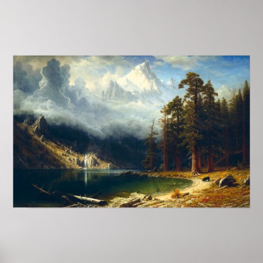 Bierstadt Mount Corcoran Poster (Voorkant)