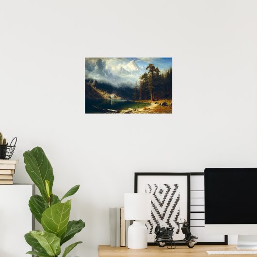 Bierstadt Mount Corcoran Poster (Thuiskantoor)