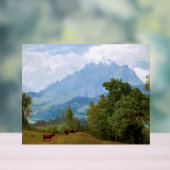 Bierstadt - Mount Pilatus, Acryl Bord (Neutraal)