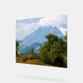 Bierstadt - Mount Pilatus, Acryl Bord (Hoek)