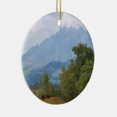 Bierstadt - Mount Pilatus, Zwitserland Keramisch Ornament (Rechts)