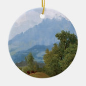 Bierstadt - Mount Pilatus, Zwitserland Keramisch Ornament (Voorkant)