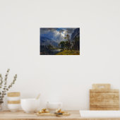Bierstadt Mount Starr King Yosemite Painting Poster (Keuken)