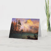 Bierstadt - Mountain Lake, kunst, Kaart (Voorkant)