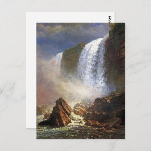Bierstadt Niagara Herfsten Schilderen Briefkaart (Voorkant / Achterkant)
