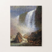 Bierstadt Niagara Herfsten Schilderen Legpuzzel (Verticaal)