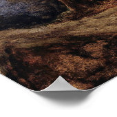 Bierstadt - onderzoek naar de bergen van de rotsen poster (Hoek)