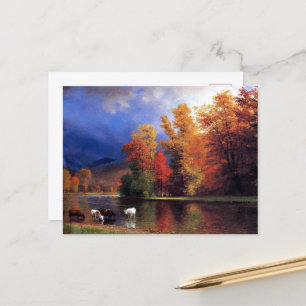 Bierstadt - Op de Saco, beeldende kunst, Briefkaart